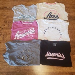 Aeropostale Bundle of 6 T-Shirts Short Sleeves